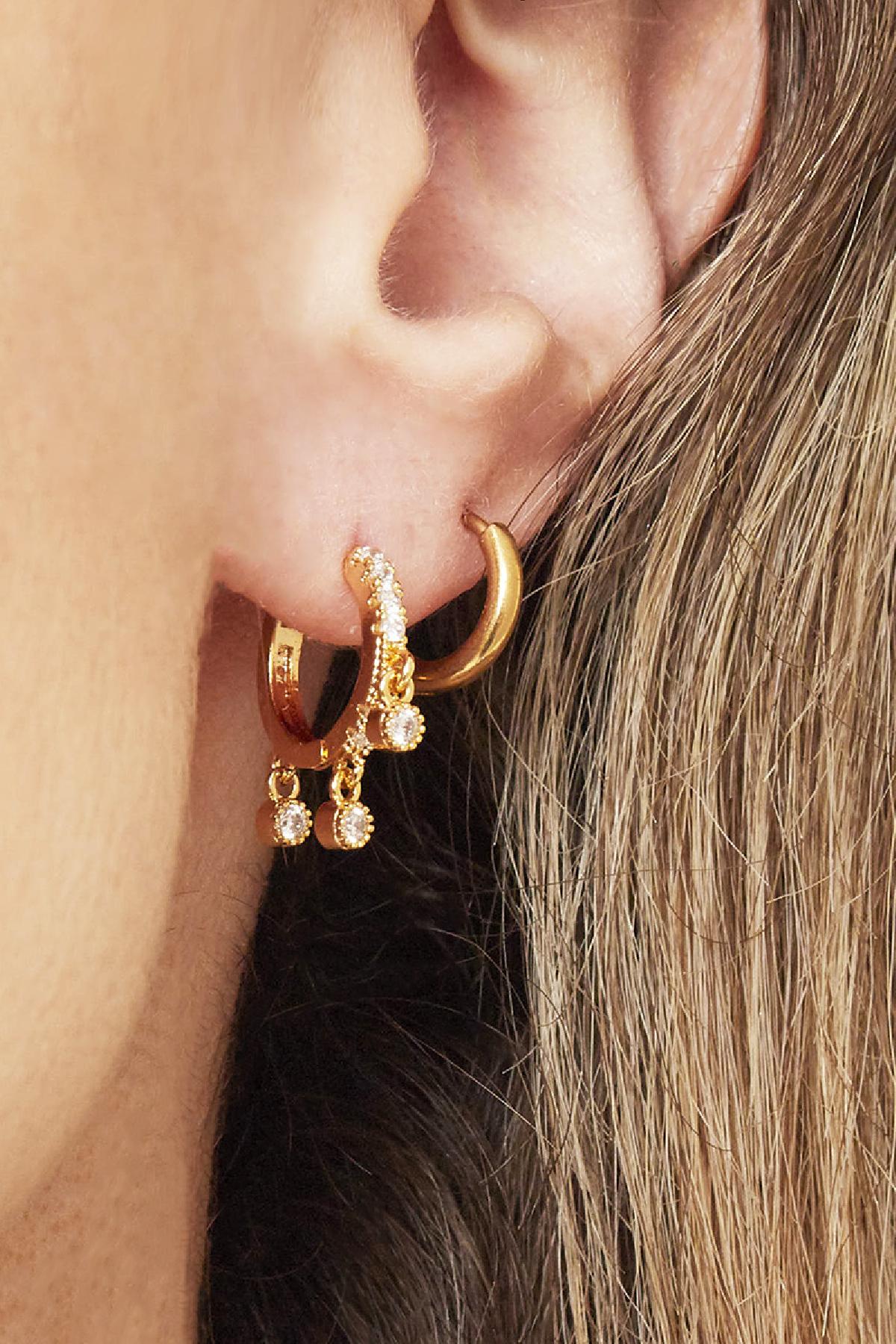 Stylish Silver & Gold Hoop Earrings for Everyday Glam